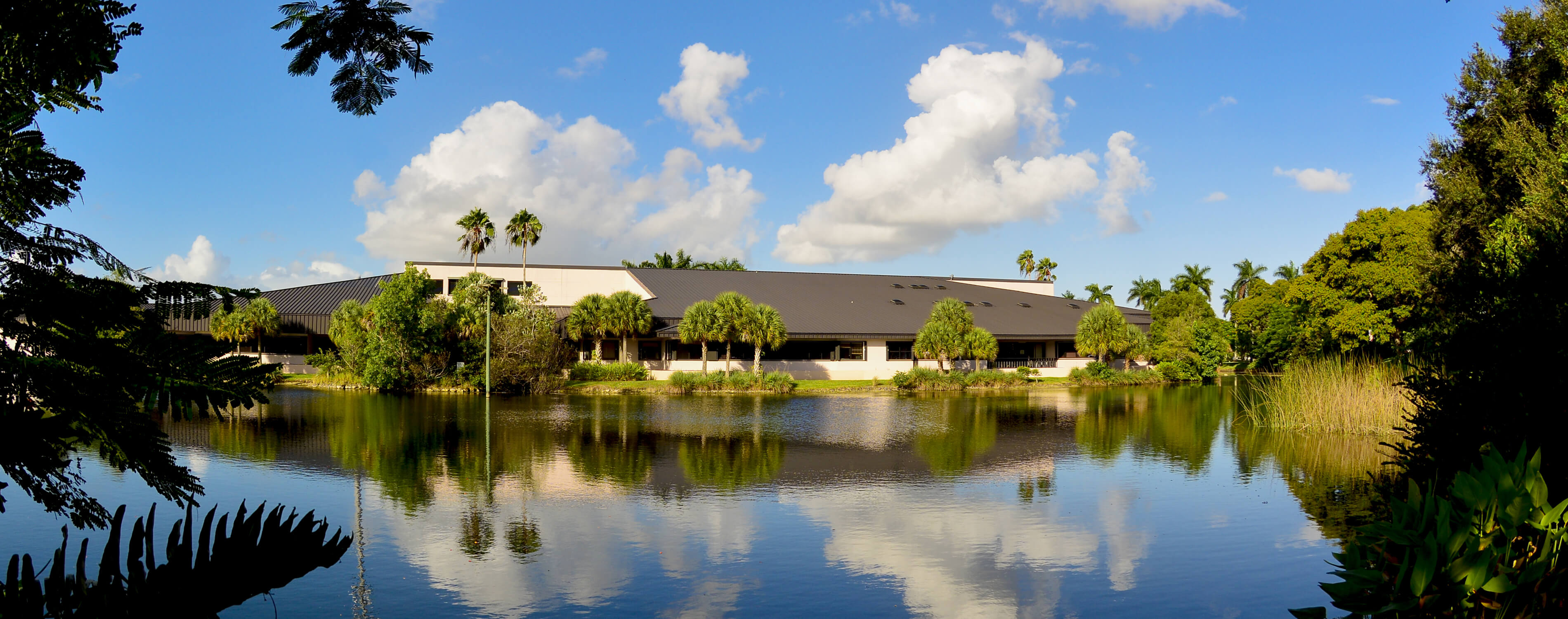 View of lake and building in Coconut Creek Florida