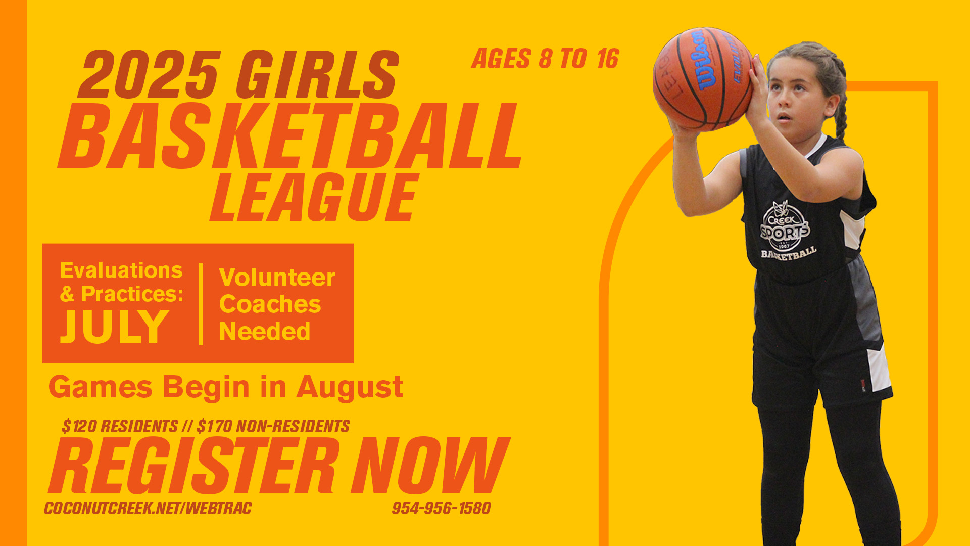 Coconut Creek 2025 Girls Basketball League