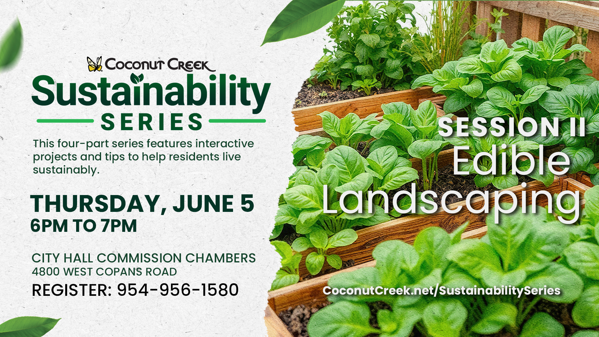 Coconut Creek Sustainability Series Session 2