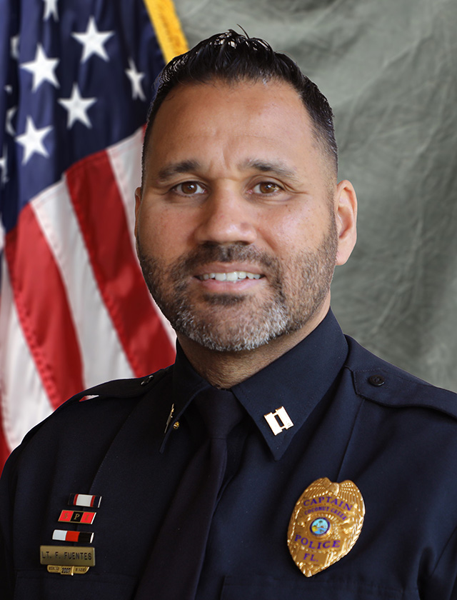 Coconut Creek Police Captain Frank Fuentes